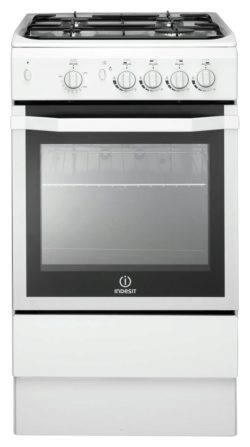 Indesit I5GGW Double Gas Cooker - White.